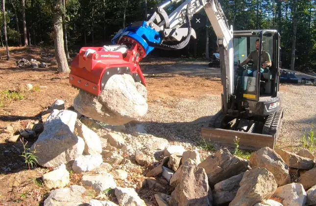 Mini Excavator Rotating Grapple: Best for Construction, Landscaping, and Demolition Projects