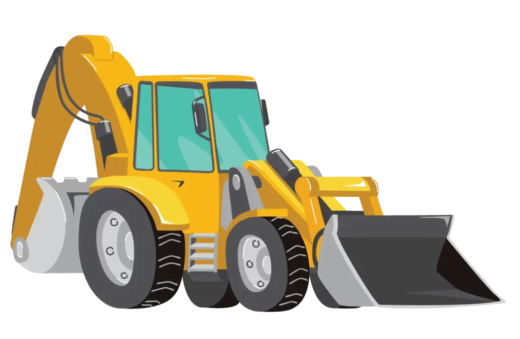 What is a backhoe?