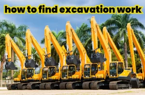 how to find excavation work