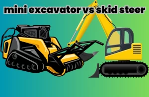 mini excavator vs skid steer